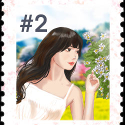 Girlfriend Stamp #002/999