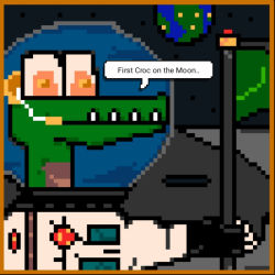 PUNK CROC SERIES #5 LANDING ON THE MOON