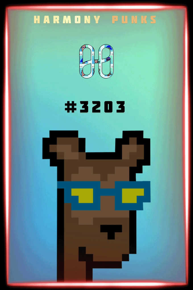 Harmony Punks #3203 (AR CRYPTO CARD)