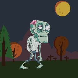 Zombie Squad - Brain Guy