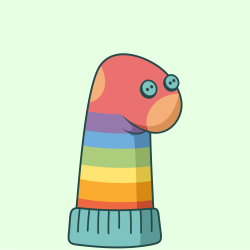 #9 Rainbow Sock