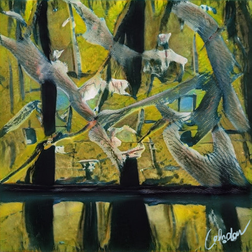 Neural Art #290: Crowvision