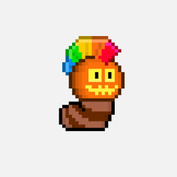 PixelLarva #037 Halloween