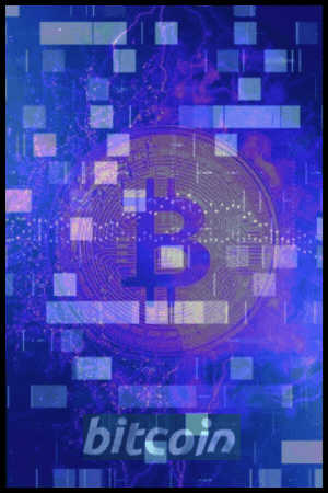 Bitcoin Blue Matrix Transaction