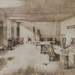 Last day in Hiroshima, 1945 - Engraving