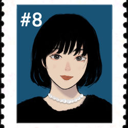 Girlfriend Stamp #008/999