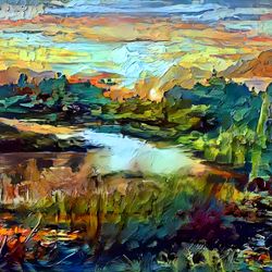 Premium Landscape Painting #43