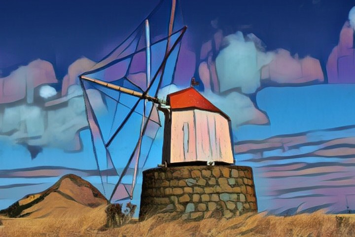 What does a windmill do on a farm?