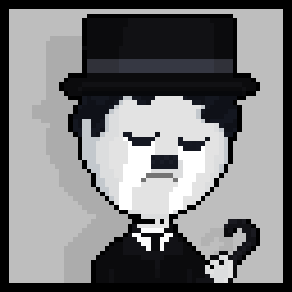 Crypix T_T - Charlie Chaplin #068