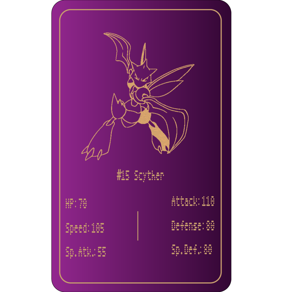 #15 Scyther - Pokemon Card Collection