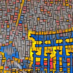 Japanese Torii Gate at Sunrise