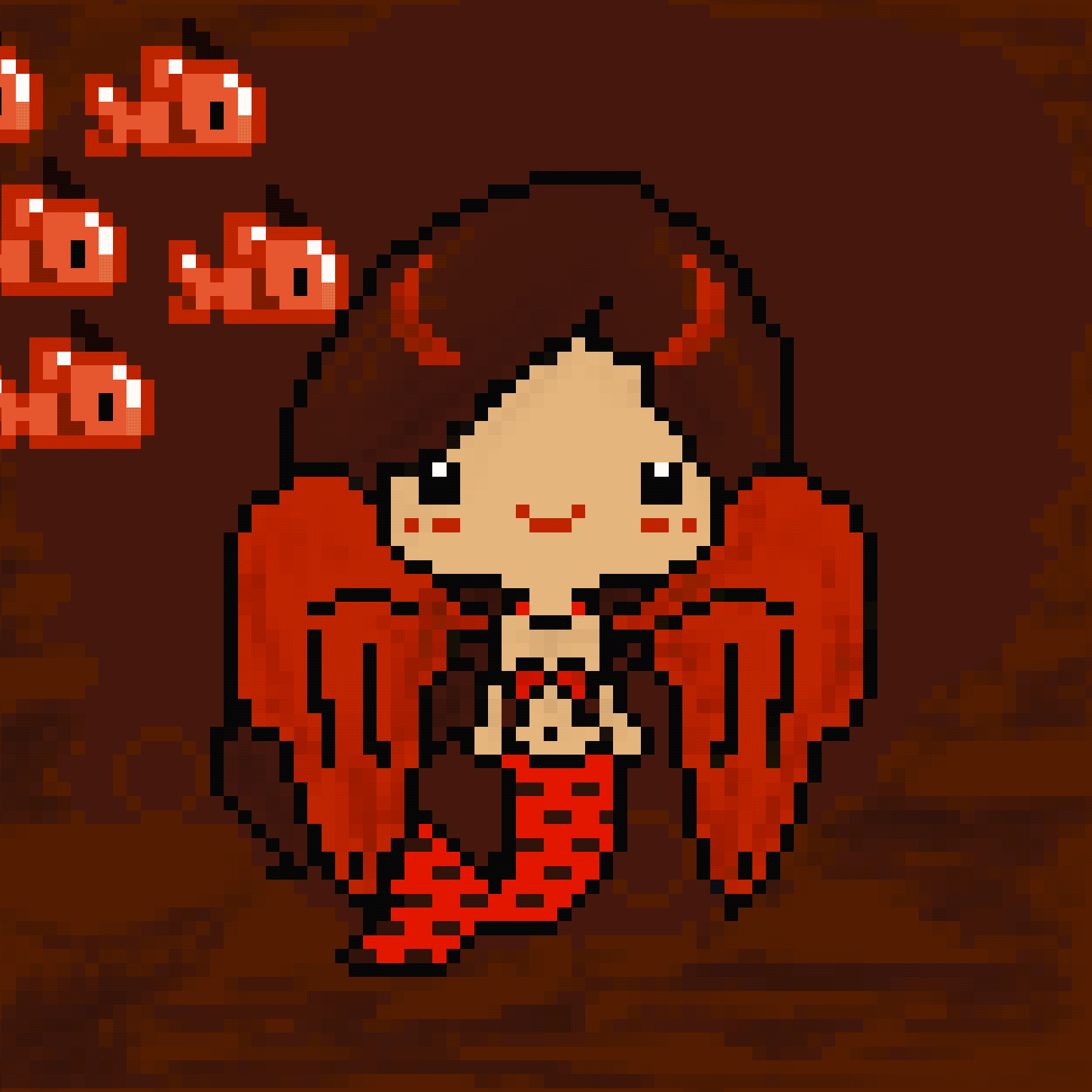 Pixel Mermaid #019: Devil Mermaid