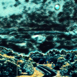 Photo Art #1 Moon Rising