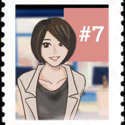 Girlfriend Stamp #007/999