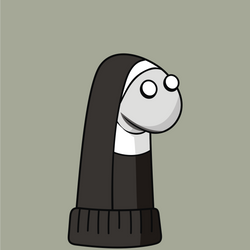 #91 Scary Nun Sock