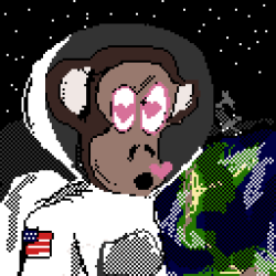 Kz-Cryptopunks #36/50 Apes In Space