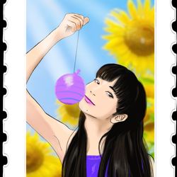 Girlfriend Stamp #97