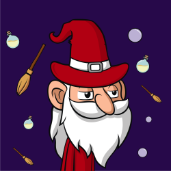 #7 Tired Santa Witch