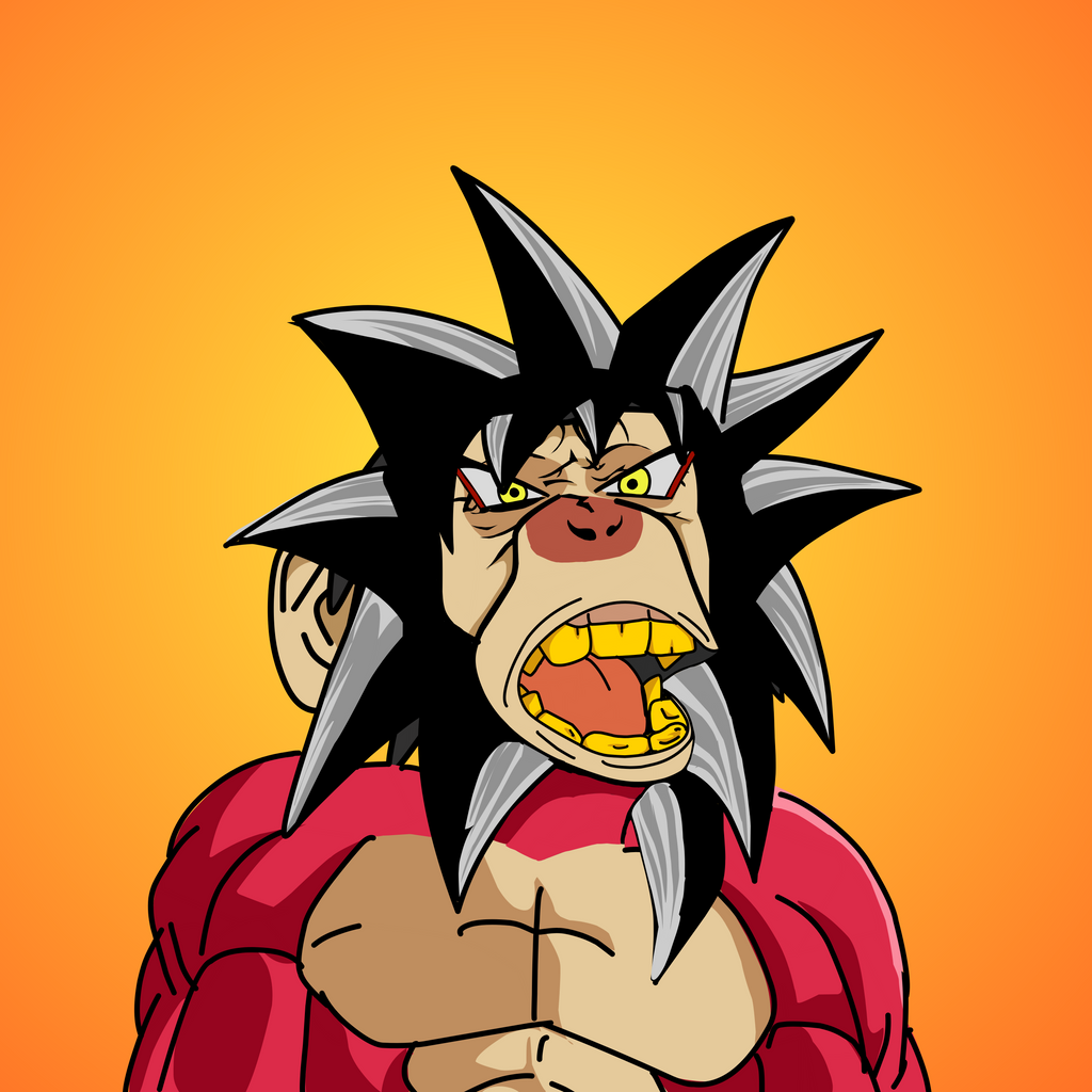 SUPER SAIYAN 4 SIMPANSE