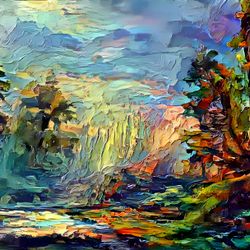 Premium Landscape Painting #12