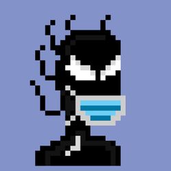 Pixel Art - Venom Masker