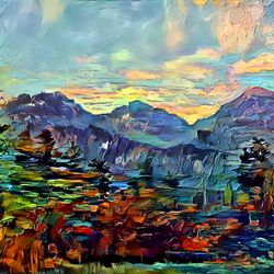 Premium Landscape Painting #66