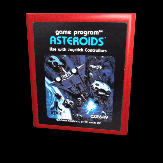 Atari Classic 2600 Cartridge: Asteroids