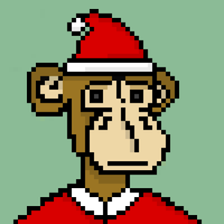 Christmas ape #0027/1000