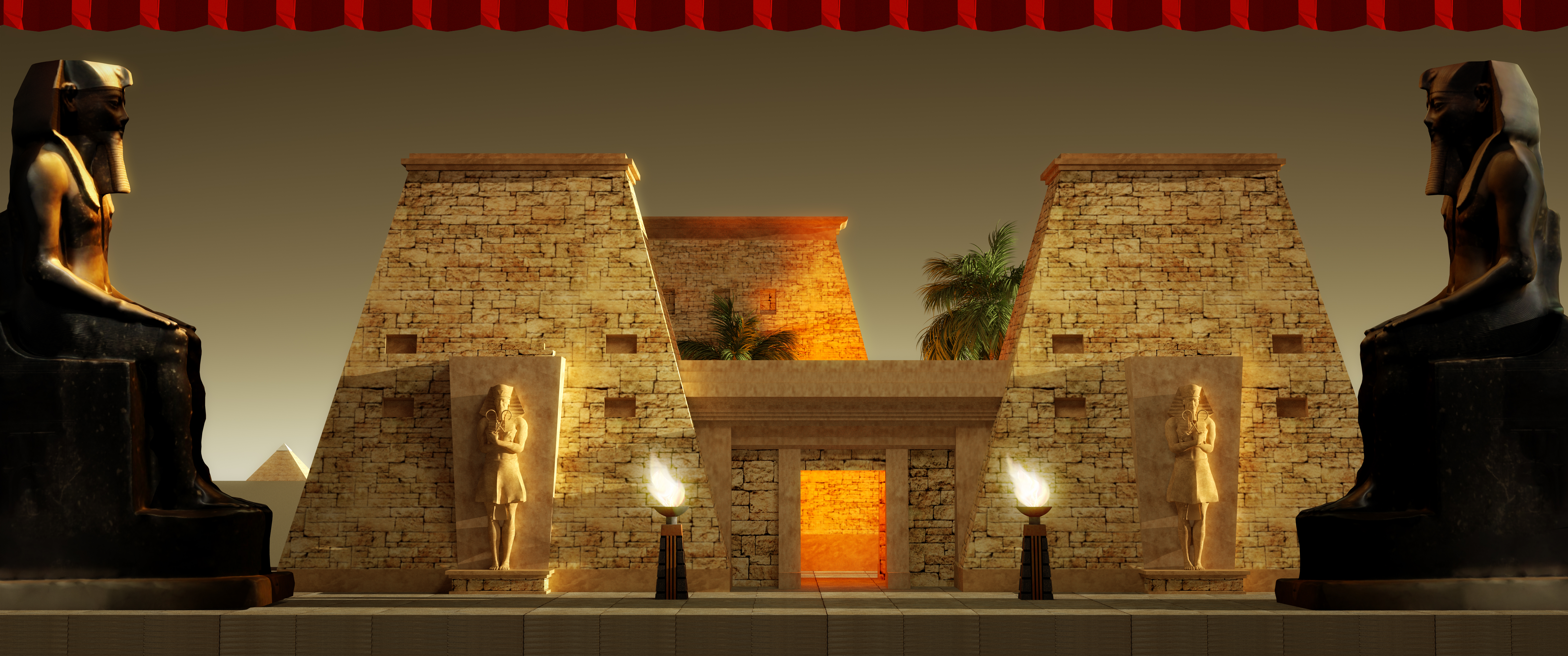 THE MAGIC FLUTE #2 3D Scenography