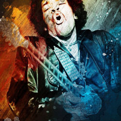 Jimi Hendrix 4k LIMITED Vertical