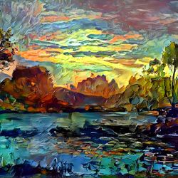 Premium Landscape Painting #59