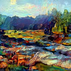 Premium Landscape Painting #15