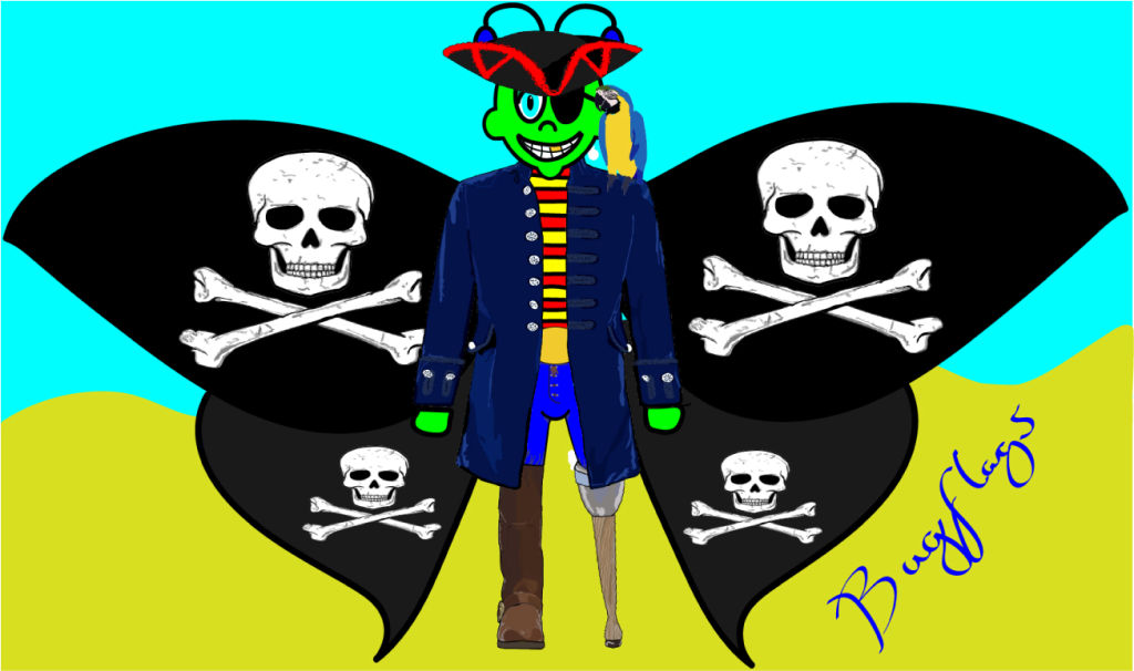 THE PIRATE BUGFLAG