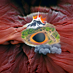 An Eye of Volcano