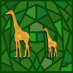 Fred and Flexy Digital Mosaic #24