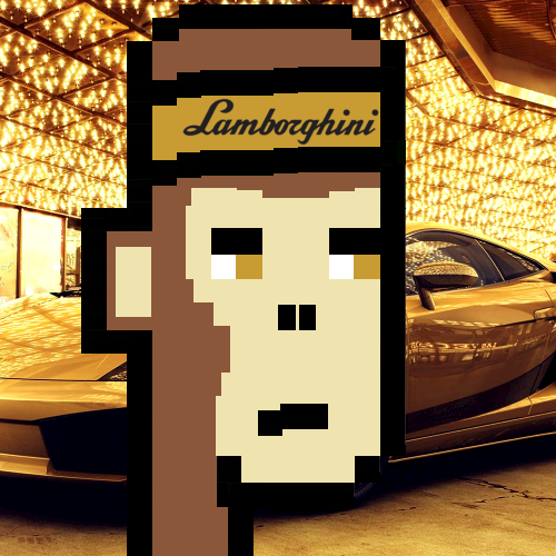 Bored Ape Lambo Club (Paint Punk #150)