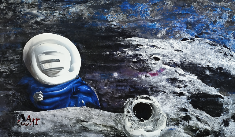 The First Inhabitant of the Moon