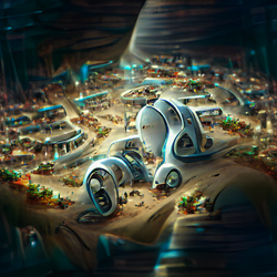 Town In Venelua Planet #66