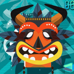 Tribal mask #06