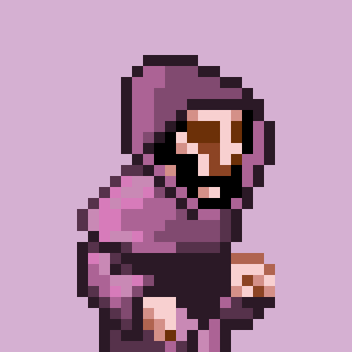 #009 - Monks - Pink Hooded Monk