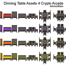 Dinning Table Asset 4 Nostalgea