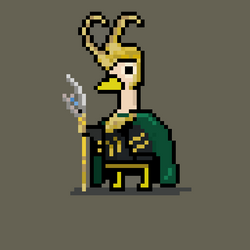 #012 'Loki' Pixel Duck