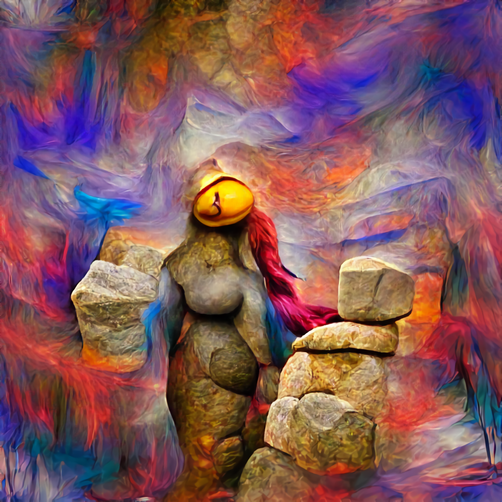 Stone Woman Abstract #47