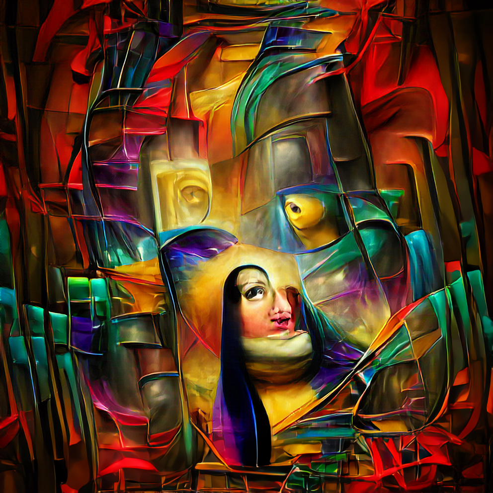 Fantasy Monalisa Abstract #49