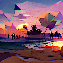 Lowpoly Beach