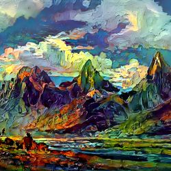 Premium Landscape Painting #28