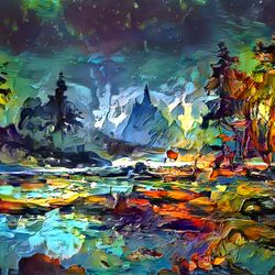 Premium Landscape Painting #2