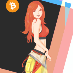 Crypto Lady - Bitcoin