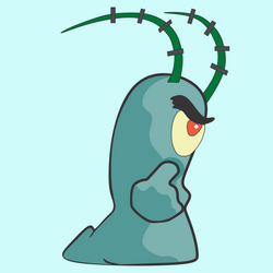 #21006 Bored Worm - Plankton