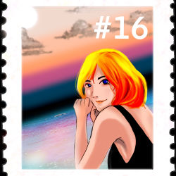 Girlfriend Stamp #016/999